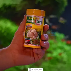 غذا ماهی آکواریوم اسپیرولینا گارلیک گرانول 110گرمی