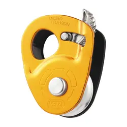 قرقره یک طرفه بلبرینگی میکروترکشن پتزل Petzl Micro Traxion Pulley