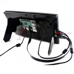 نمایشگر لمسی Waveshare 10.1 رنگی IPS با تاچ خازنی 1280x800 با ورودی HDMI به همراه قاب مدل B