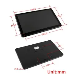 نمایشگر لمسی Waveshare 15.6 رنگی IPS با تاچ خازنی 1920x1080 با ورودی HDMI تایپ H