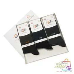 پک جوراب مردانه نانو با الیاف نخ پنبه ترکیه برند EZEL در 6 طرح متفاوت