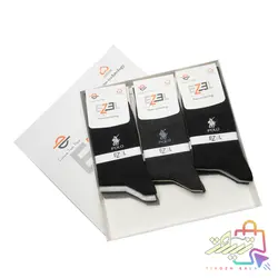 پک جوراب مردانه نانو با الیاف نخ پنبه ترکیه برند EZEL در 6 طرح متفاوت