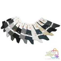 پک جوراب مردانه نانو با الیاف نخ پنبه ترکیه برند EZEL در 6 طرح متفاوت