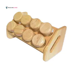 ست ادویه 8 تایی کچ چوبی لونا وود