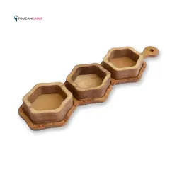 اردوخوری راکتی 3 خانه چوبی پلی وود در 4 طرح