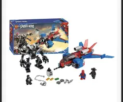 لگو نبرد جت اسپایدرمن و ربات مکانیکی ونوم - اسباب بازی توی نت