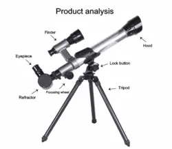 تلسکوپ نجومی دو چشمی شکستی مدل c2130 - اسباب بازی توی نت