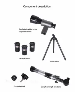 تلسکوپ نجومی دو چشمی شکستی مدل c2130 - اسباب بازی توی نت