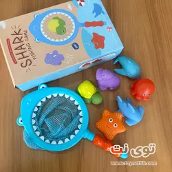 ست شش عدد پاپت حمام با سبد (حساس به تغییر دما) - اسباب بازی توی نت