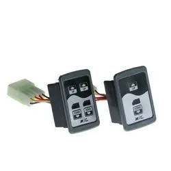 کلید شیشه بالابر خودرو ام آی سی مدل M04 مناسب برای پراید صبا مجموعه 2 عددی