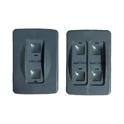 کلید شیشه بالابر مدل laxem مناسب برای پراید بسته 2 عددی