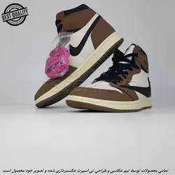 NIKE AIR JORDAN 1 TRAVIS SCOTTE (MASTER QUALLITY) نایک ایر جردن 1 ترویس اسکات (مستر کوآلیتی)