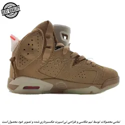 NIKE AIR JORDAN RETRO 6 TRAVIS SCOTTE (MASTER QUALLITY) نایک ایر جردن رترو 6 ترویس اسکات (مستر کوآلیتی)