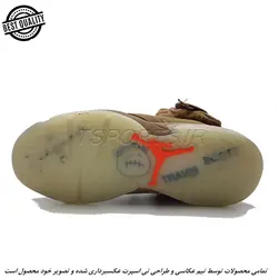 NIKE AIR JORDAN RETRO 6 TRAVIS SCOTTE (MASTER QUALLITY) نایک ایر جردن رترو 6 ترویس اسکات (مستر کوآلیتی)