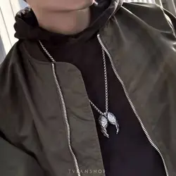 گردنبند طرح بال فرشته