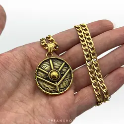 گردنبند طرح شیلد وایکینگی لاگرثا