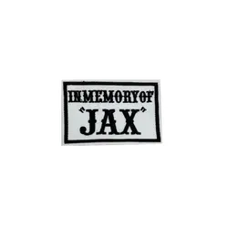 پچ گلدوزی طرح In Memory Of Jax - فروشگاه اینترنتی تی‌وی‌‌فن