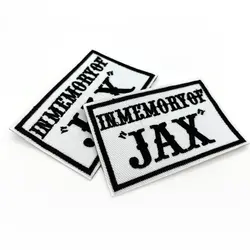 پچ گلدوزی طرح In Memory Of Jax - فروشگاه اینترنتی تی‌وی‌‌فن