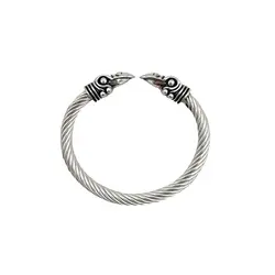 دستبند Vikings مدل دو سر کلاغ فنری