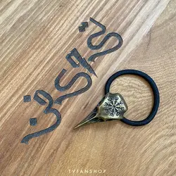 کش مو طرح کلاغ مدل وگویسیر