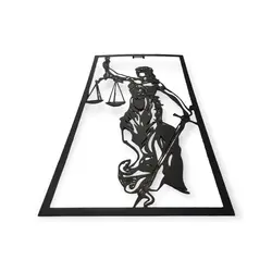 قیمت و خرید دیوار کوب فلزی مدل فرشته عدالت مستطیلی | فروشگاه وکلا