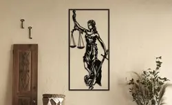 قیمت و خرید دیوار کوب فلزی مدل فرشته عدالت مستطیلی | فروشگاه وکلا