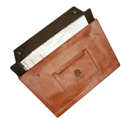 پوشه دکمه دار چرم وکلا