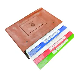 پوشه دکمه دار چرم وکلا