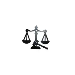 مينيمال فلزی مدل چکش و ترازو عدالت