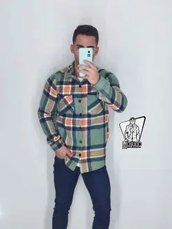 پیراهن چهارخونه پشمی کد 922 شیک و خاص در مجموعه ونوس مد