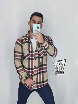 پیراهن چهارخونه پشمی کد 922 شیک و خاص در مجموعه ونوس مد