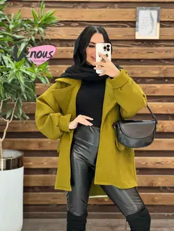 خرید اینترنتی پالتو فوتر آستین پفی کد 2070 فروشگاه ونوس مد