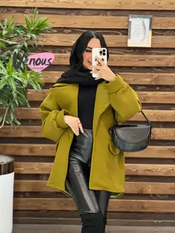 خرید اینترنتی پالتو فوتر آستین پفی کد 2070 فروشگاه ونوس مد