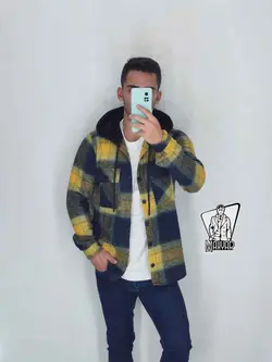 پیراهن چهارخونه کلاهدار کد 923 شیک و خاص در مجموعه ونوس مد