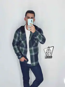 پیراهن چهارخونه کلاهدار کد 923 شیک و خاص در مجموعه ونوس مد