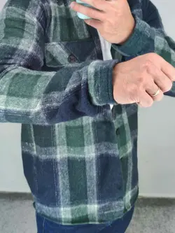 پیراهن چهارخونه کلاهدار کد 923 شیک و خاص در مجموعه ونوس مد