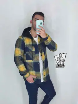 پیراهن چهارخونه کلاهدار کد 923 شیک و خاص در مجموعه ونوس مد