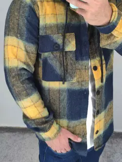 پیراهن چهارخونه کلاهدار کد 923 شیک و خاص در مجموعه ونوس مد