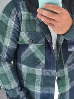 پیراهن چهارخونه کلاهدار کد 923 شیک و خاص در مجموعه ونوس مد