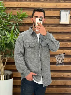 پیراهن پشمی مردانه ZARA کد 927 شیک و خاص در مجموعه ونوس مد