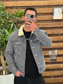 کاپشن جین خزدار طوسی کد 934 اسپرت در فروشگاه انلاین ونوس مد