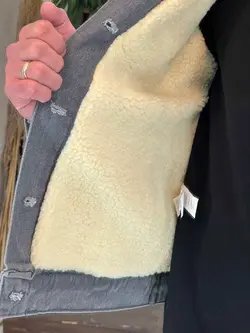 کاپشن جین خزدار طوسی کد 934 اسپرت در فروشگاه انلاین ونوس مد