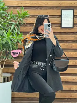 پالتو کتی فوتر چهاردکمه کد 2132 شیک و خاص در مجموعه ونوس مد