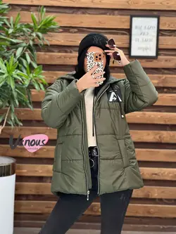 کاپشن سیلیکونی آستین زیپ کد 2151 شیک وخاص در مجموعه ونوس مد