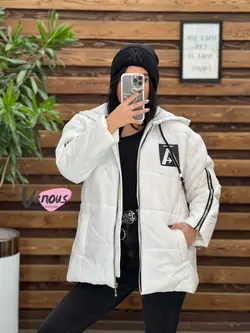 کاپشن سیلیکونی آستین زیپ کد 2151 شیک وخاص در مجموعه ونوس مد