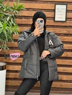 کاپشن سیلیکونی آستین زیپ کد 2151 شیک وخاص در مجموعه ونوس مد