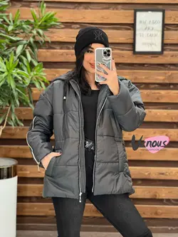 کاپشن سیلیکونی آستین زیپ کد 2151 شیک وخاص در مجموعه ونوس مد