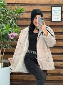 کاپشن سیلیکونی آستین زیپ کد 2151 شیک وخاص در مجموعه ونوس مد