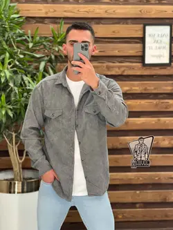 پیراهن مخمل کبریتی مردانه کد 944 شیک و راحت درمجموعه ونوس مد