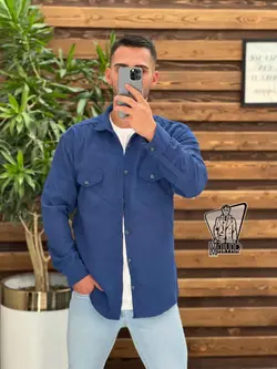 پیراهن مخمل کبریتی مردانه کد 944 شیک و راحت درمجموعه ونوس مد